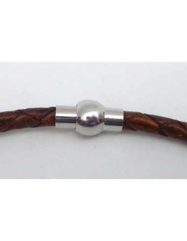 R-Lot de 5 Fermoirs aimantés rond tube pour...