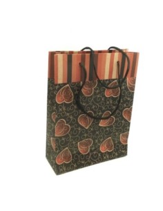 Pochette cadeaux 20 x 14,5cm coeur et arabesque à... 2