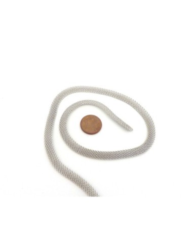 R-20cm de chaîne plate maille de largeur 6,2mm...