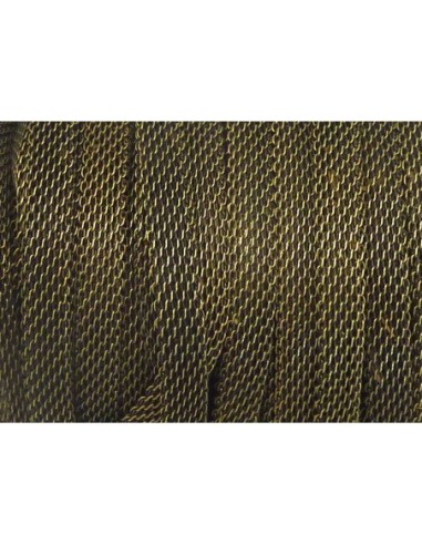 R-20cm de chaîne plate maille de largeur 6,2mm...