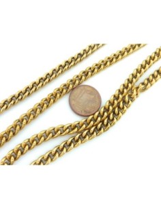 R-25cm de chaînette maillon forçat gourmette 7,3mm x... 2