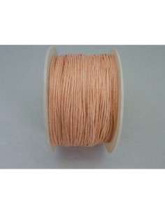 Coton ciré 1mm orange saumon pour création DIY 2