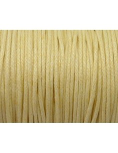 Cordon coton ciré 1mm pour bijoux