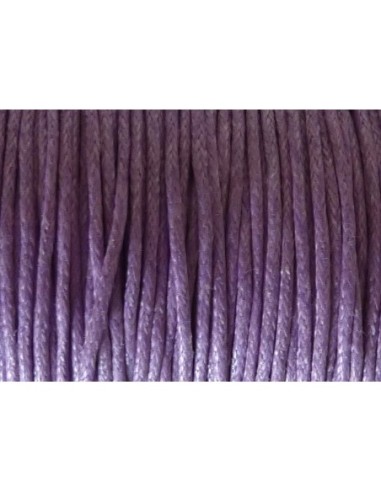 10m Fil coton ciré 1mm parme