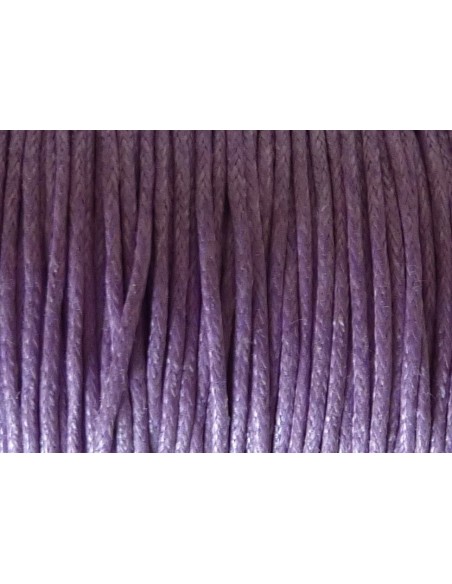 10m Fil coton ciré 1mm parme