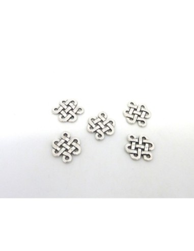 Connecteur argenté style celtique