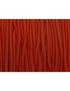 Elastique rond 2mm rouge vif pour masque 2