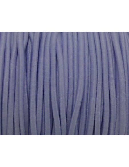 Fil élastique 2mm couleur lavande