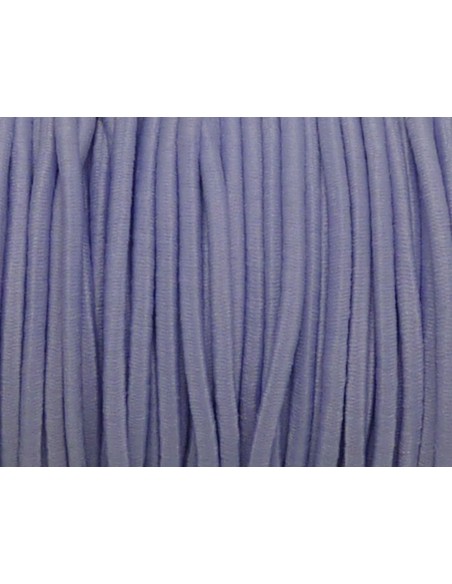 Cordon élastique 2mm violet pas cher