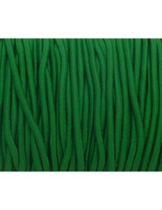 R-1m Fil élastique 2mm de couleur vert herbe, vert vif