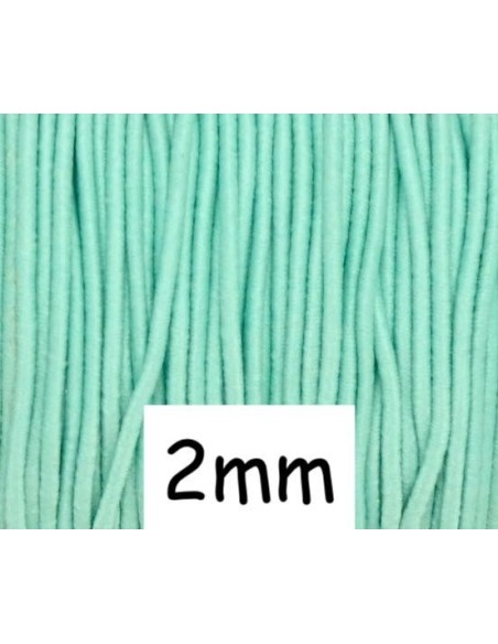 Elastique vert pastel 2mm pour masque