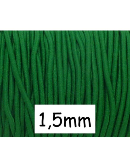 Elastique vert 1,5mm pour masque