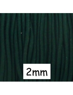Fil élastique 2mm vert kaki pas cher
