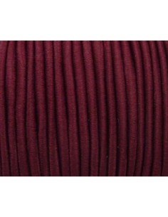 Elastique 2mm rond prune pour masque 2