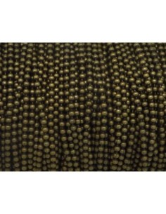 chaînette bille 1,5mm en métal de couleur bronze