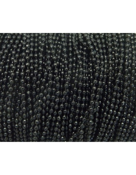 R-1M de chaînette bille 2,4mm en métal de couleur noir