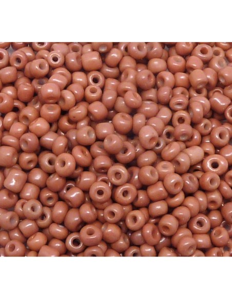 Perle de rocaille vieux rose mate pour BO