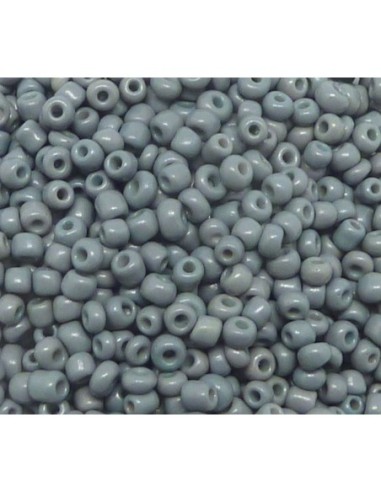 Perle rocaille en grosse quantité mate gris souris 3mm pour création DIY