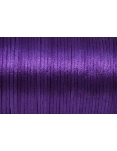 Cordon queue de rat violet 2mm