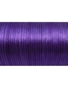 Cordon queue de rat violet 2mm 2
