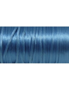 R-5m Cordon Queue de rat bleu bleuet brillant 2mm