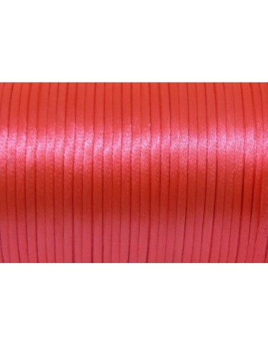 Ficelle chinoise rose orangé 2mm