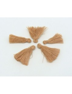 Pompons sable 3cm en polyester