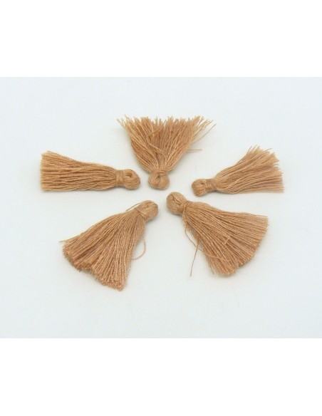 Pompons sable 3cm en polyester