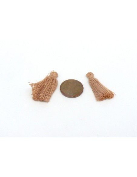 Pompons sable 3cm en polyester