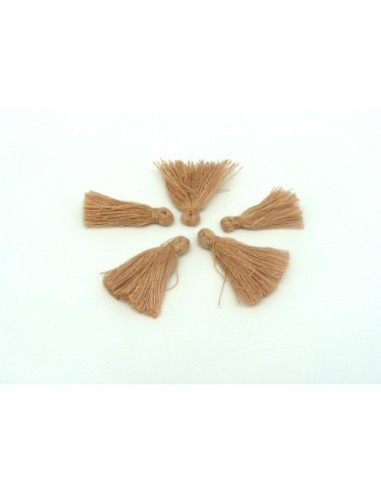 Pompons sable 3cm en polyester