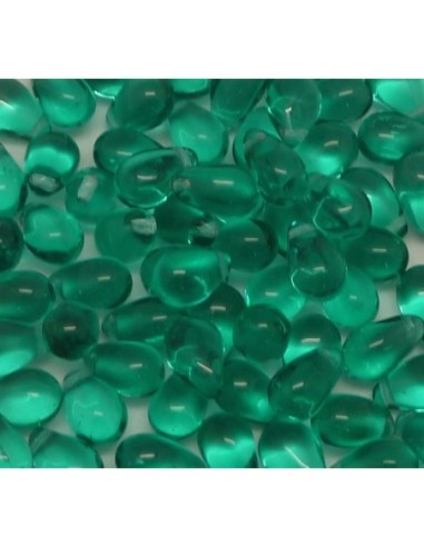 Perle goutte en verre 9,2mm