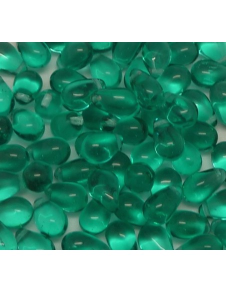 Perle goutte en verre 9,2mm