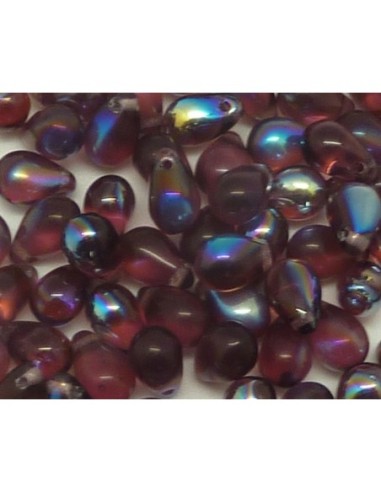 R-100 perles gouttes en verre de couleur...
