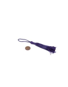 Pompon polyester 10-14cm violet brillant 2