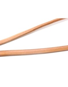 20cm Cuir regaliz 10mm x 6,4mm de couleur beige naturel,... 2
