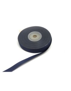 5m ruban gros grain de largeur 10mm souple de couleur bleu marine