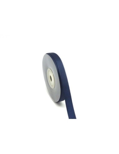 5m ruban gros grain de largeur 10mm souple de couleur bleu marine