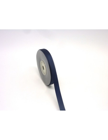 5m ruban gros grain de largeur 10mm souple de couleur bleu marine