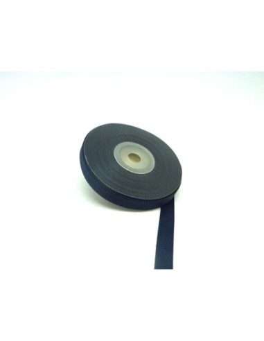 5m ruban gros grain de largeur 10mm souple de couleur bleu marine