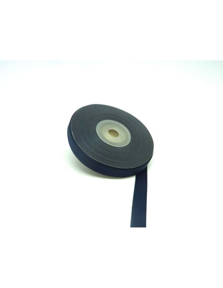 5m ruban gros grain de largeur 10mm souple de couleur bleu marine