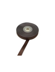 1 bobine de 19m de ruban gros grain de largeur 10mm souple de couleur marron 2