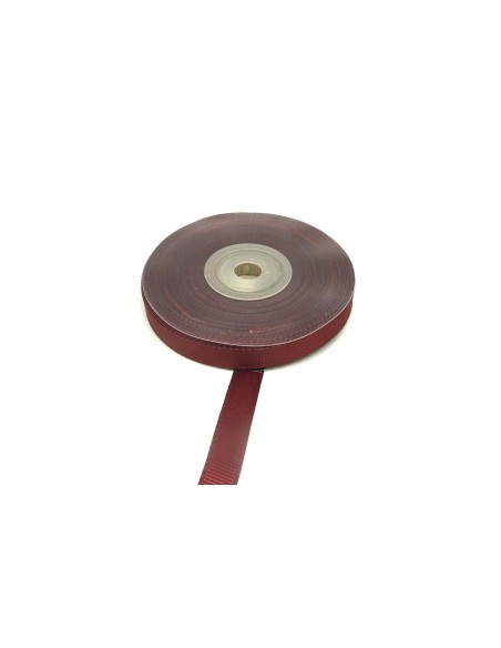 5m ruban gros grain de largeur 10mm souple de couleur rouge grenat, bordeaux