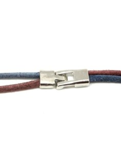 R-2 Fermoir T crochet embout pour lanière 6,8mm x 3,8mm...