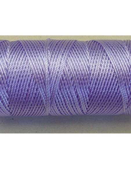 R-5 m fil, cordon nylon parme, mauve brillant 0,8mm
