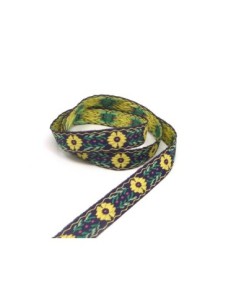 1,5m ruban ethnique tissé de largeur 14mm
