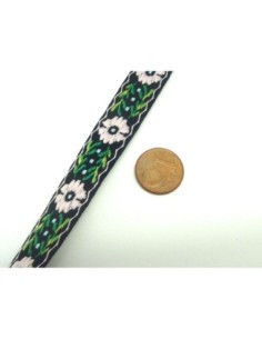 1,5m ruban ethnique tissé de largeur 14mm 2