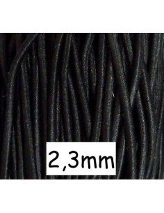 Fil élastique 2,3mm noir