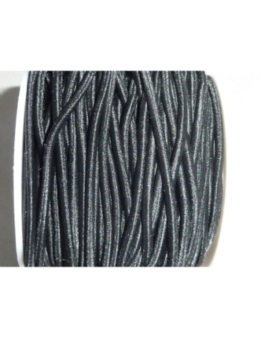 cordon élastique 2,3mm noir