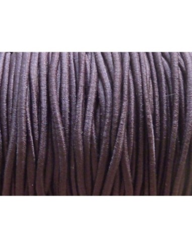 Elastique marron 2mm pour masque