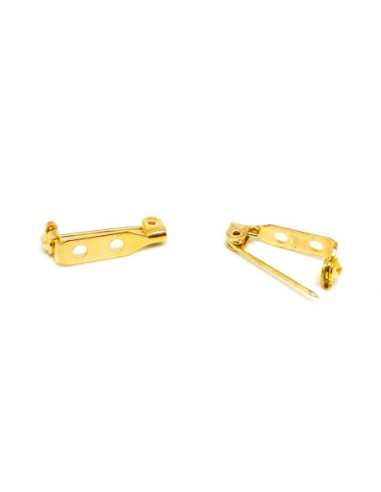 Support broche doré épingle